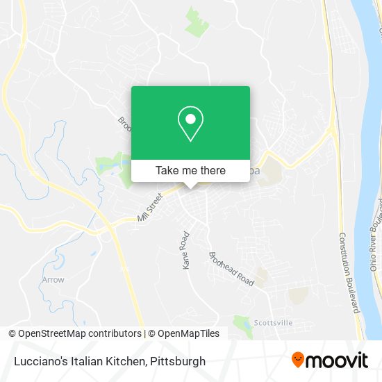 Mapa de Lucciano's Italian Kitchen