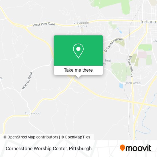 Mapa de Cornerstone Worship Center