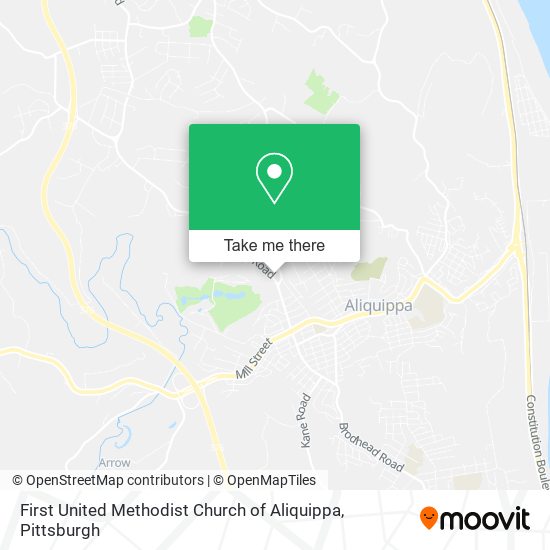 Mapa de First United Methodist Church of Aliquippa