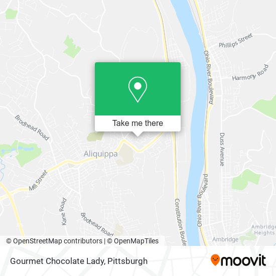 Mapa de Gourmet Chocolate Lady