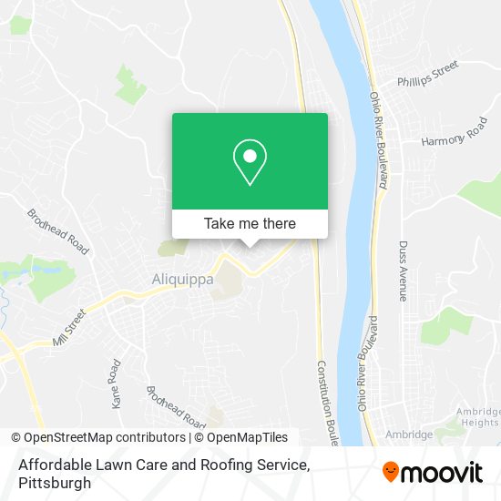 Mapa de Affordable Lawn Care and Roofing Service