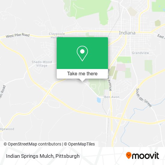 Mapa de Indian Springs Mulch