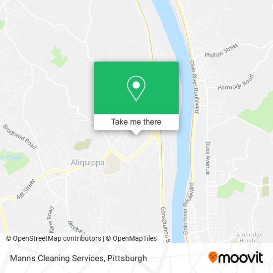 Mapa de Mann's Cleaning Services