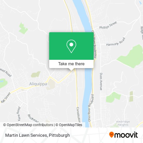 Martin Lawn Services map