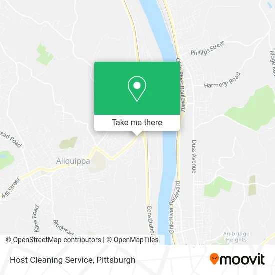 Host Cleaning Service map