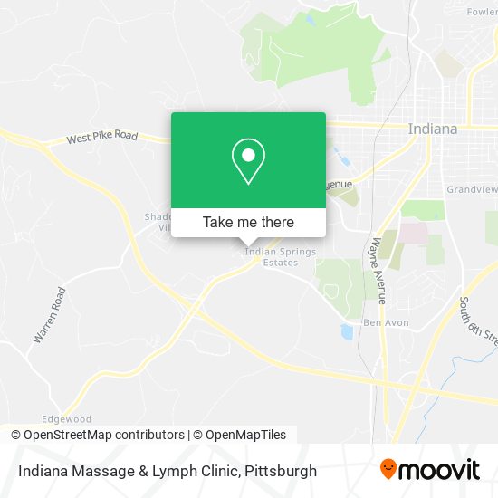 Indiana Massage & Lymph Clinic map