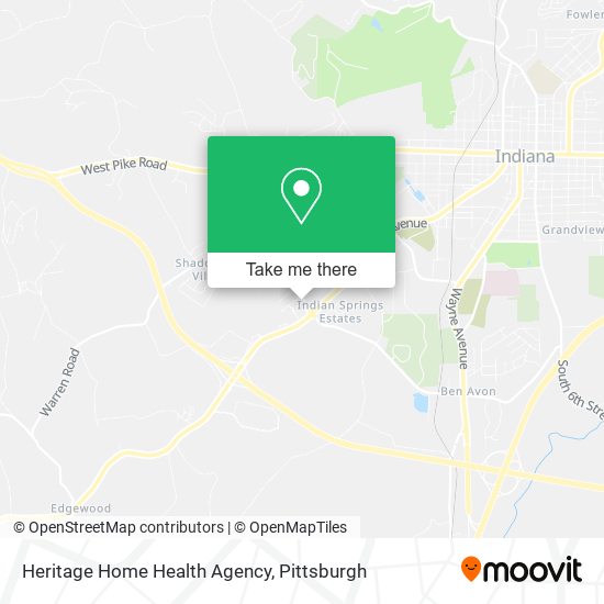 Heritage Home Health Agency map