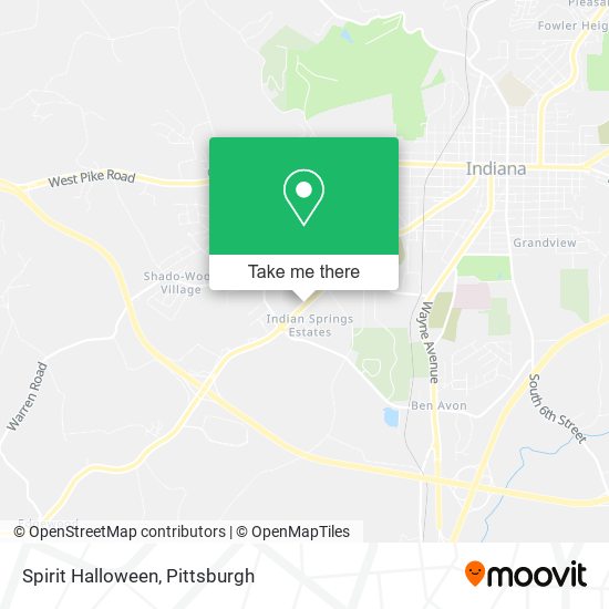 Spirit Halloween map