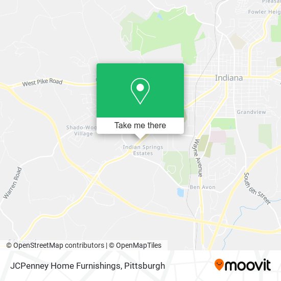 JCPenney Home Furnishings map