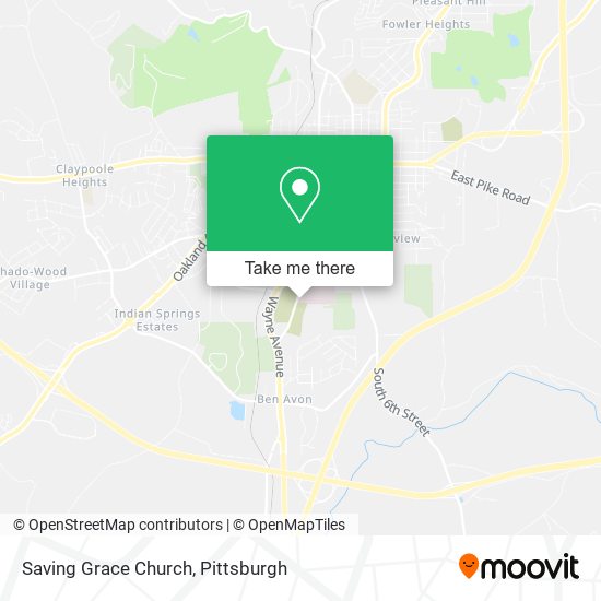 Saving Grace Church map