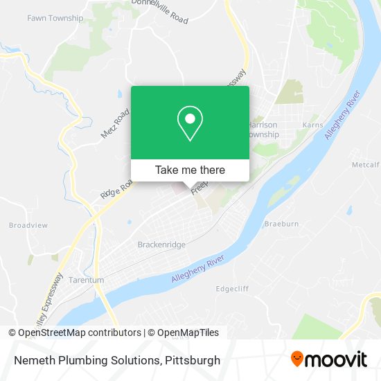 Nemeth Plumbing Solutions map
