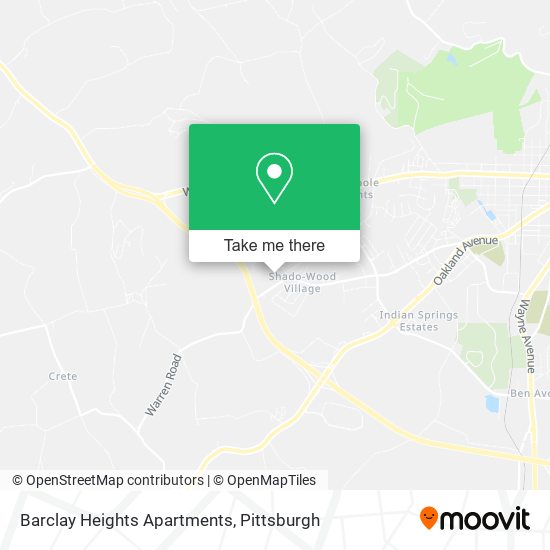 Barclay Heights Apartments map