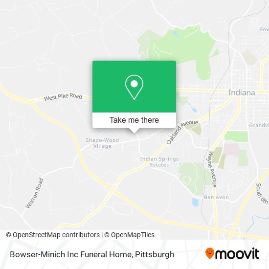 Mapa de Bowser-Minich Inc Funeral Home