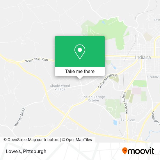 Lowe's map