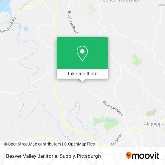 Beaver Valley Janitorial Supply map