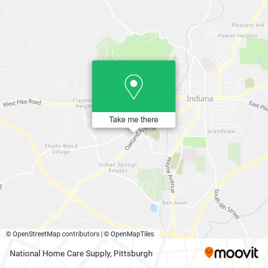National Home Care Supply map