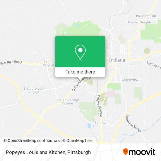 Popeyes Louisiana Kitchen map