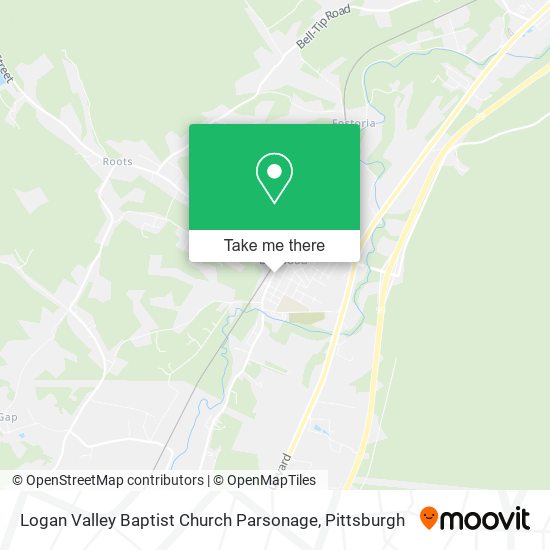 Logan Valley Baptist Church Parsonage map