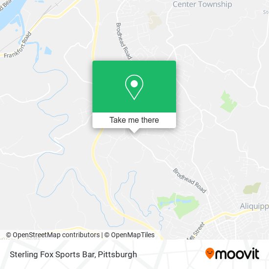 Sterling Fox Sports Bar map