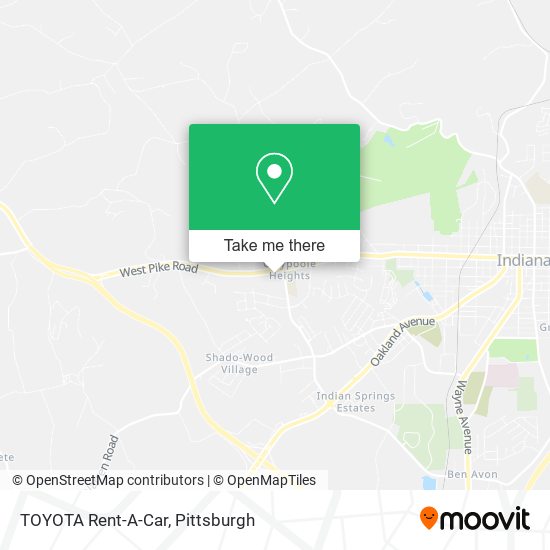 TOYOTA Rent-A-Car map