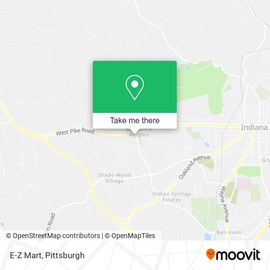 E-Z Mart map