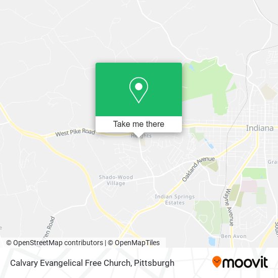 Mapa de Calvary Evangelical Free Church