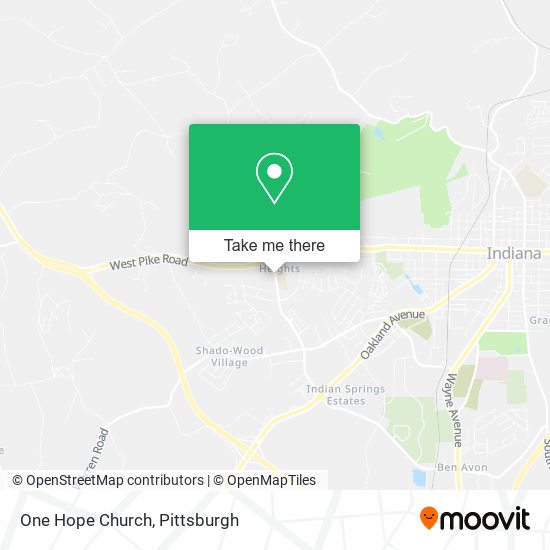 One Hope Church map