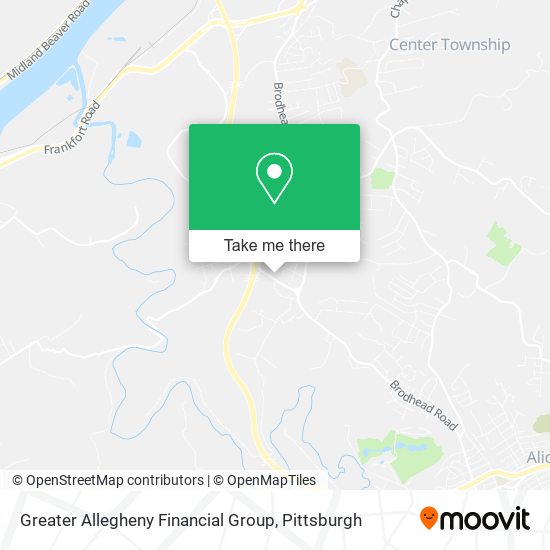 Greater Allegheny Financial Group map