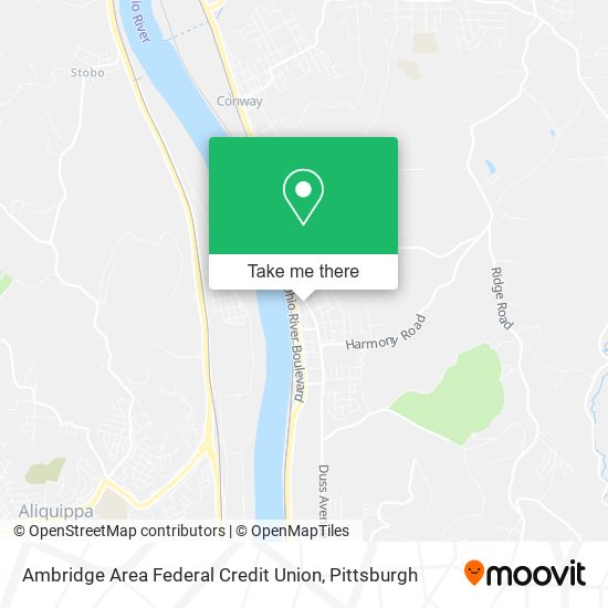 Ambridge Area Federal Credit Union map