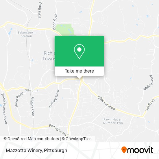 Mazzotta Winery map