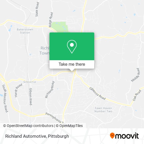 Richland Automotive map