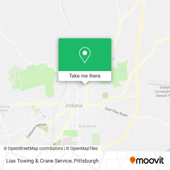 Lias Towing & Crane Service map