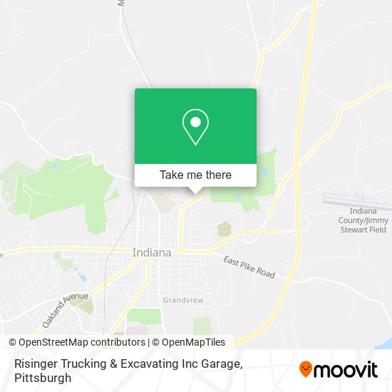 Mapa de Risinger Trucking & Excavating Inc Garage