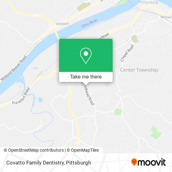 Covatto Family Dentistry map