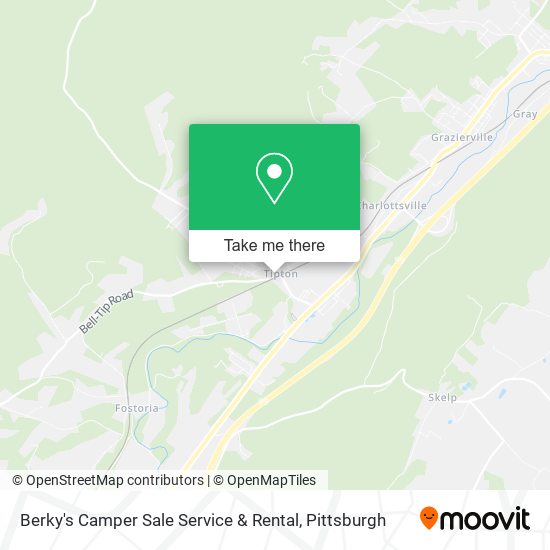 Mapa de Berky's Camper Sale Service & Rental