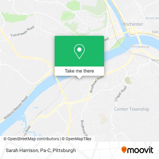 Mapa de Sarah Harrison, Pa-C