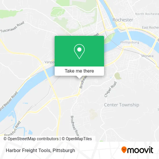 Harbor Freight Tools map