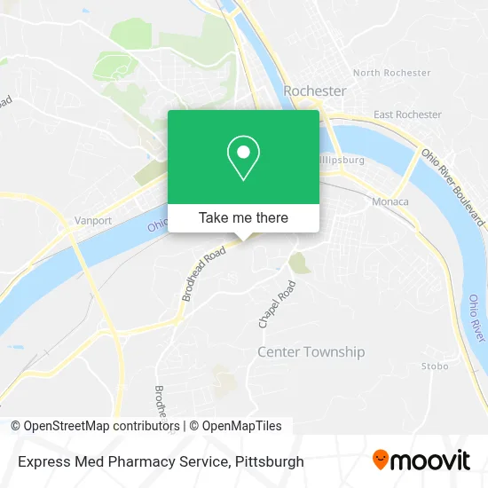 Express Med Pharmacy Service map