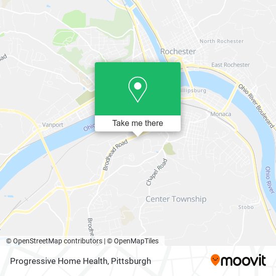 Progressive Home Health map