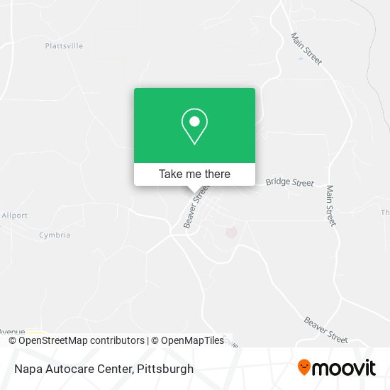 Napa Autocare Center map