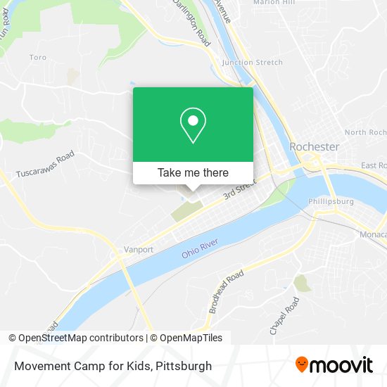 Mapa de Movement Camp for Kids