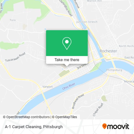 A-1 Carpet Cleaning map