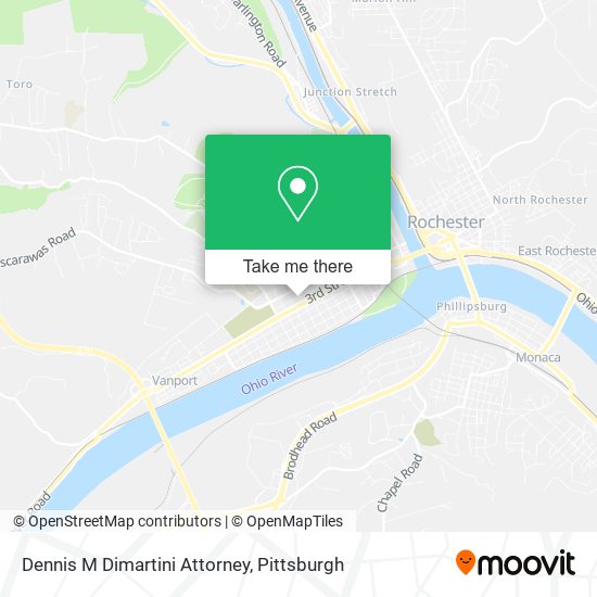 Mapa de Dennis M Dimartini Attorney