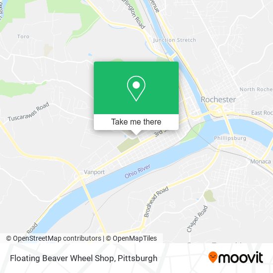 Mapa de Floating Beaver Wheel Shop