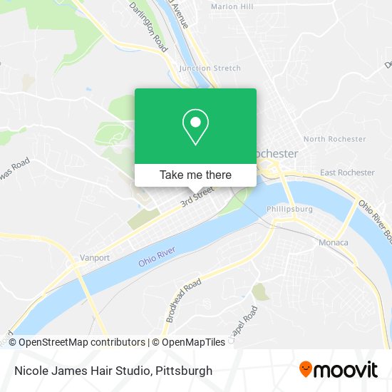 Nicole James Hair Studio map