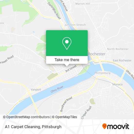 A1 Carpet Cleaning map