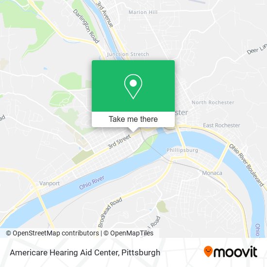 Mapa de Americare Hearing Aid Center