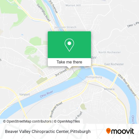 Mapa de Beaver Valley Chiropractic Center
