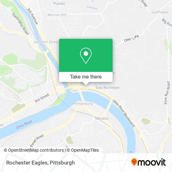 Rochester Eagles map
