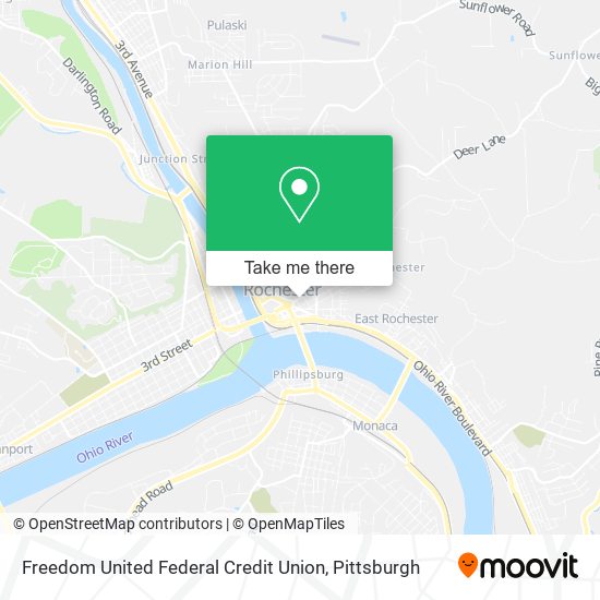 Freedom United Federal Credit Union map